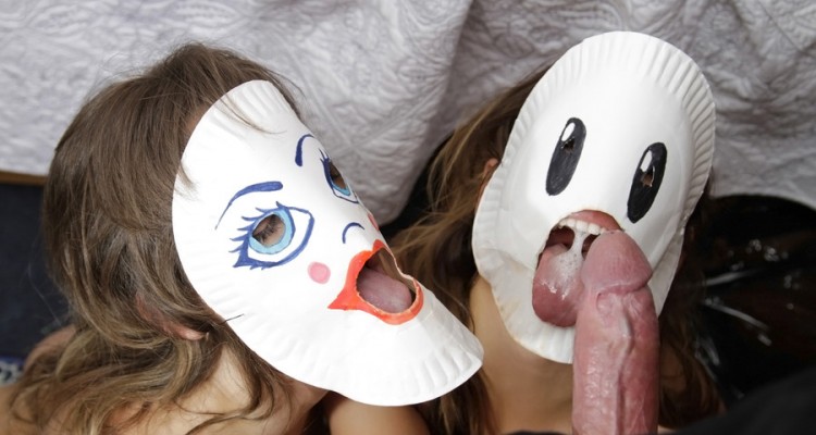 Anonymous sex at a paper plate party